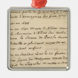 France 24 metal ornament