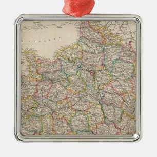 France 24 metal ornament