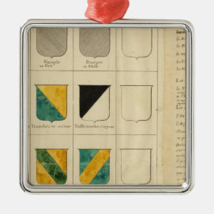 France 28 metal ornament