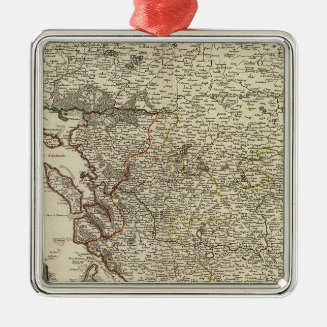 France 2 metal ornament (Front)