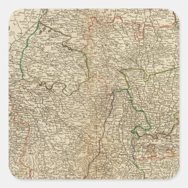 France 30 square sticker (Front)