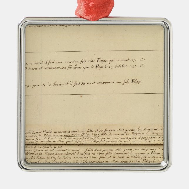 France 32 metal ornament (Front)