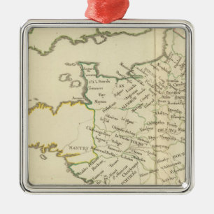 France 37 metal ornament