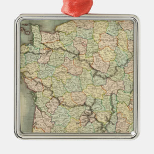 France 43 metal ornament