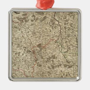 France 44 metal ornament