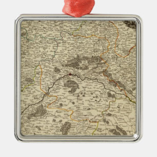 France 48 metal ornament