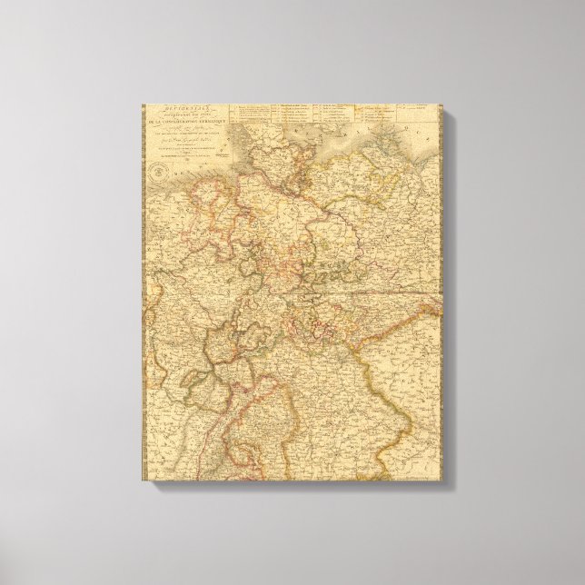 France 4 canvas print (Front)