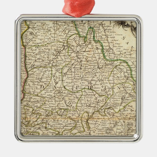 France 7 metal ornament (Front)