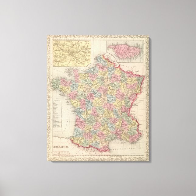France 9 canvas print (Front)