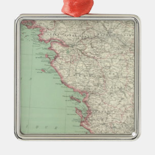 France 9 metal ornament