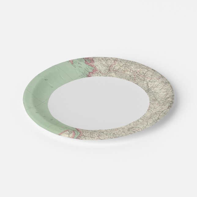 France 9 paper plate (Angled)
