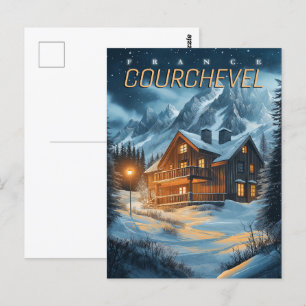France: Alpine Adventure - Courchevel Ski Postcard