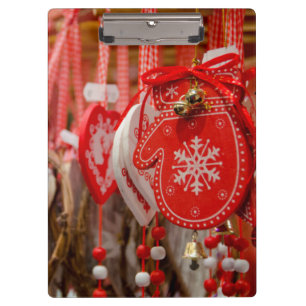 France, Alsace, Colmar. Christmas Market Clipboard