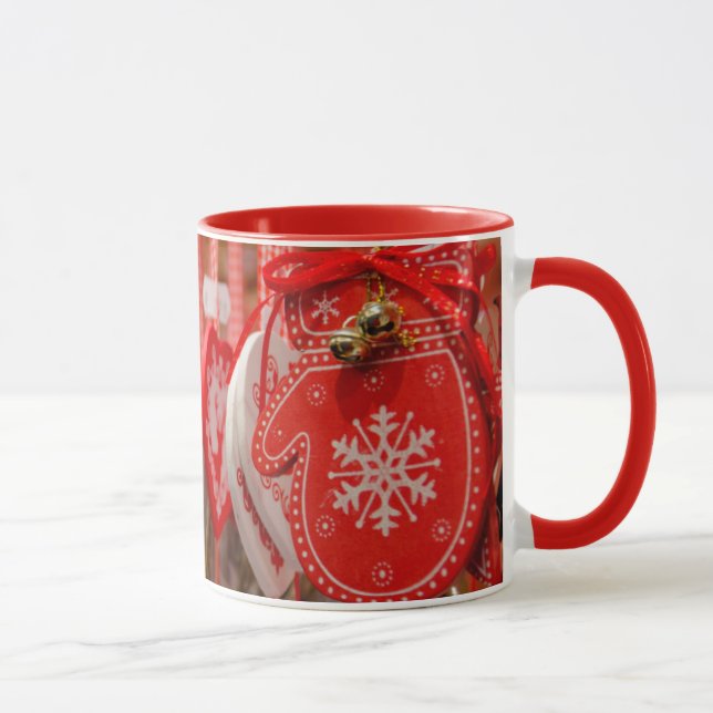 France, Alsace, Colmar. Christmas Market Mug (Right)