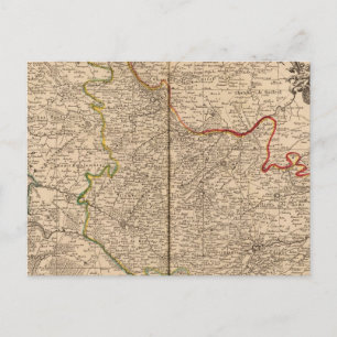 France and Belgium Postcard