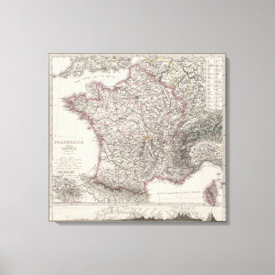 France and Switzerland 2 Canvas Print