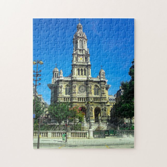 France Architecture French Cathedral Paris Jigsaw Puzzle (Vertical)