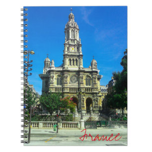 France Architecture French Cathedral Paris Notebook