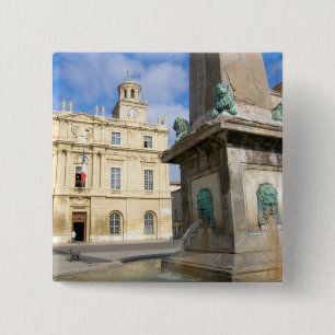 France, Arles, Provence, Place de la 2 Inch Square Button