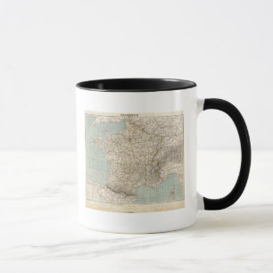 France Atlas Map Mug