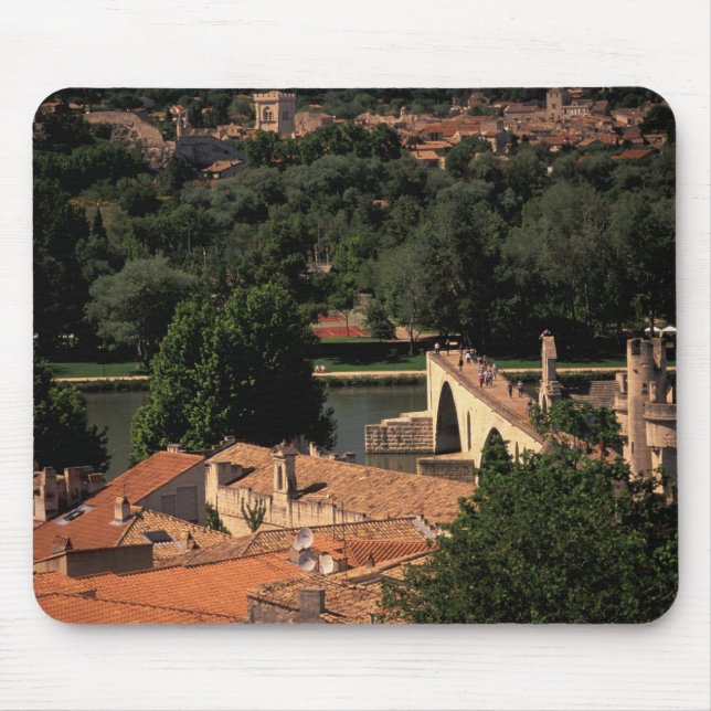 France, Avignon, Provence. Pont St, Benezet. Mouse Pad (Front)