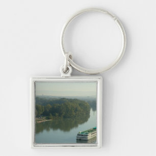 France, Avignon, Provence, Van Gogh riverboat Keychain