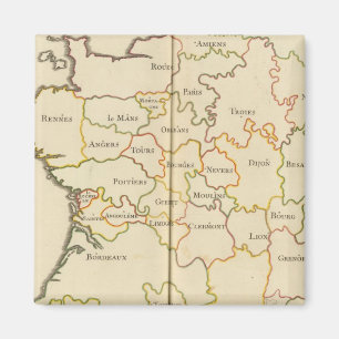 France Capitals Magnet