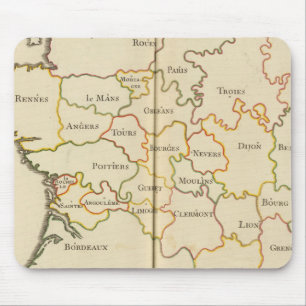 France  Capitals Mouse Pad