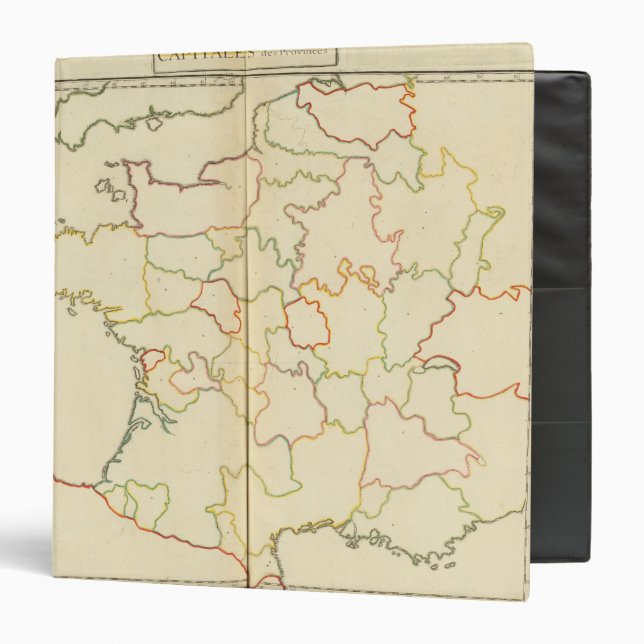 France  Capitals Outlines Binder (Front/Inside)