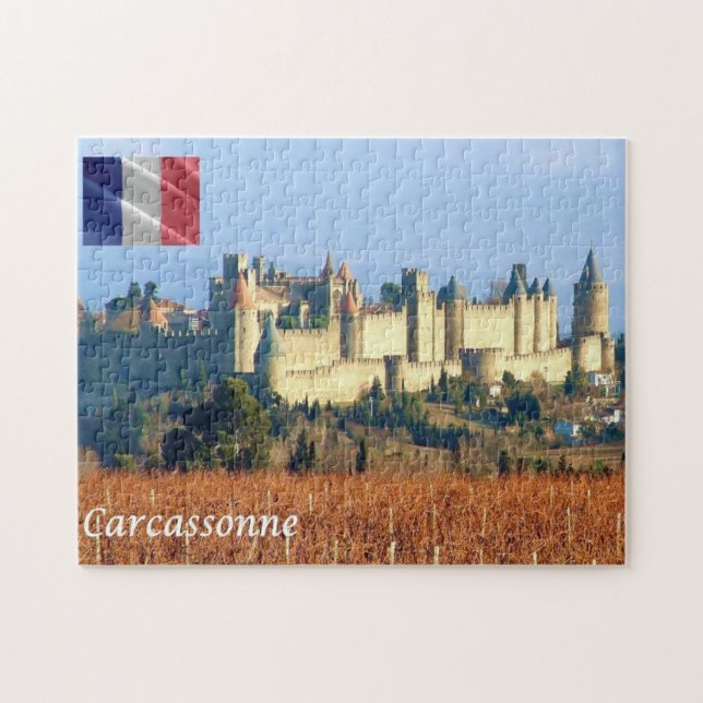 France - Carcassonne - Jigsaw Puzzle (Horizontal)