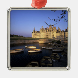 France, Centre, Loir et Cher, Chateau Chambord Metal Ornament