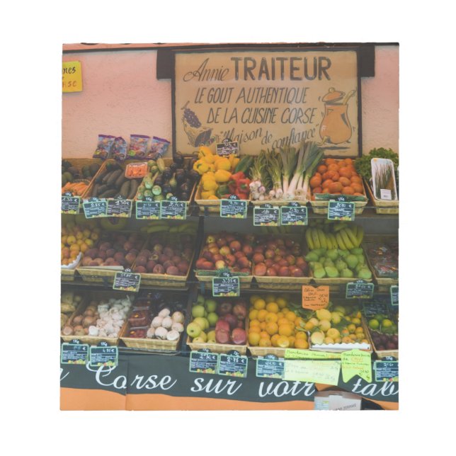 France, Corsica. The Taste of Authentic Corsican Notepad (Front)