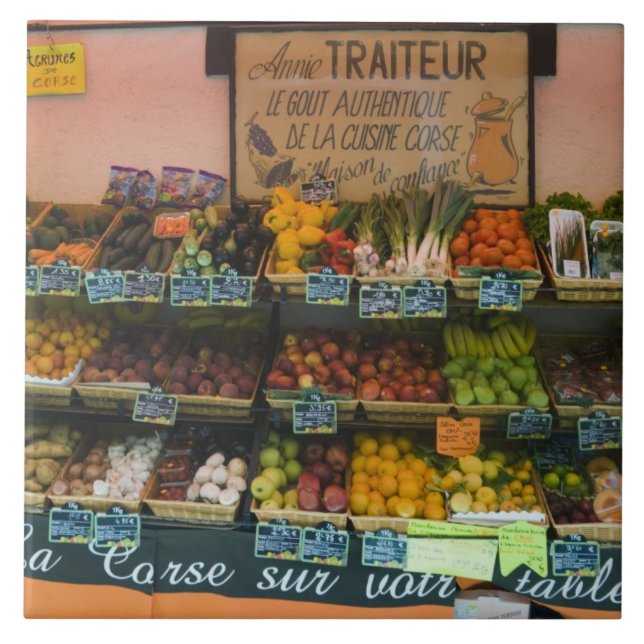 France, Corsica. The Taste of Authentic Corsican Tile (Front)