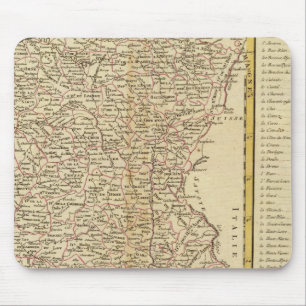 France Departments Mouse Pad