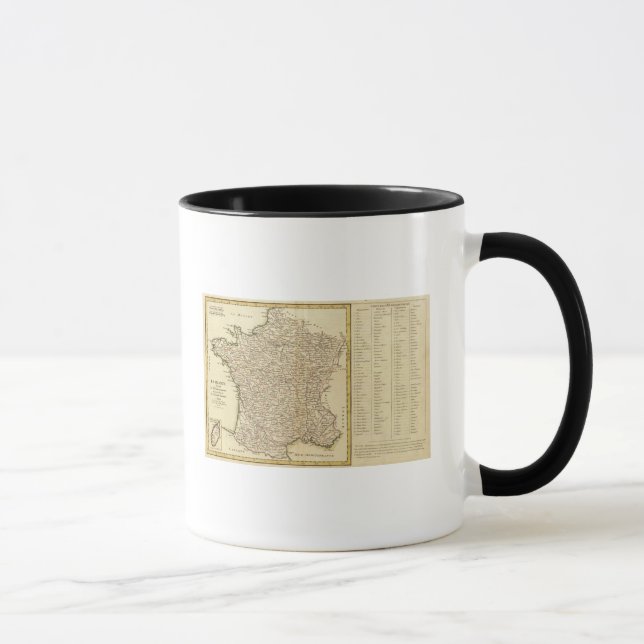 France Departments Mug (Right)