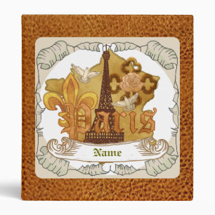 france Eiffel Tower Binder
