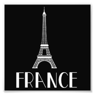 France Eiffel Tower Photo Print