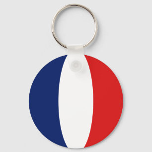 France Fisheye Flag Keychain