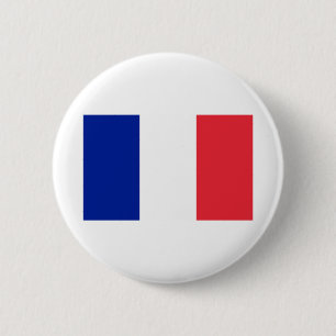 France Flag 2 Inch Round Button