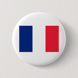 France Flag 2 Inch Round Button