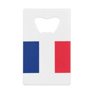 France Flag Credit Card Bottle Opener