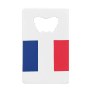 France Flag Credit Card Bottle Opener