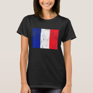 France Flag  French Vintage T-Shirt