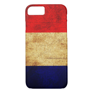 France Flag in Grunge iPhone 8/7 Case