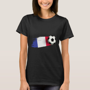 France Flag Jersey French Soccer Team French _1  T-Shirt