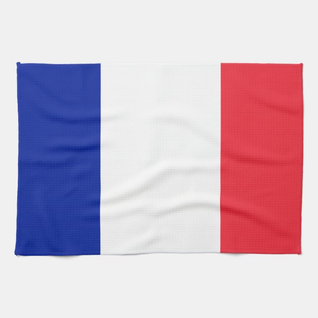 France Flag Kitchen Towel (Horizontal)