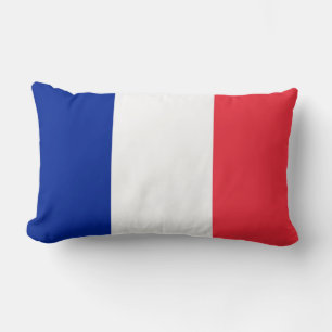 France Flag Lumbar Pillow