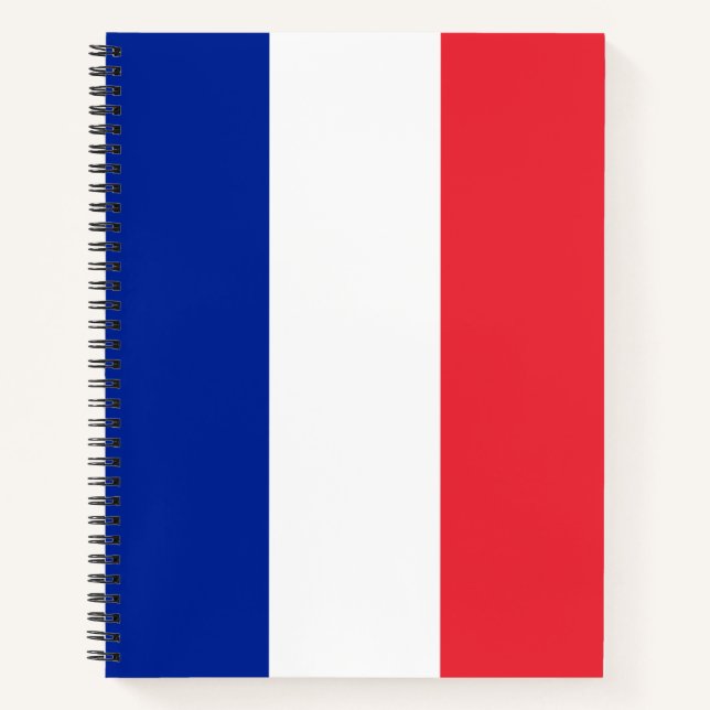 France Flag Notebook (Front)