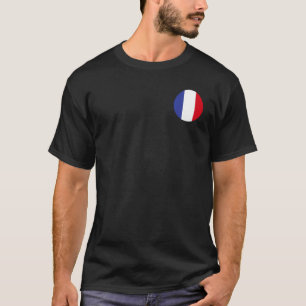 France Flag Pocket French Tricolour Flag Patriotic T-Shirt