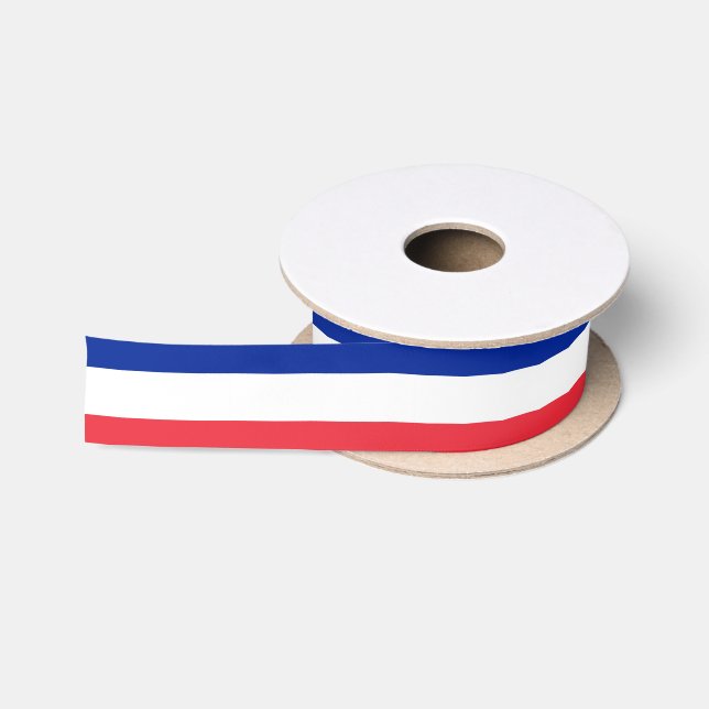France Flag Ribbon Satin Ribbon (Spool)